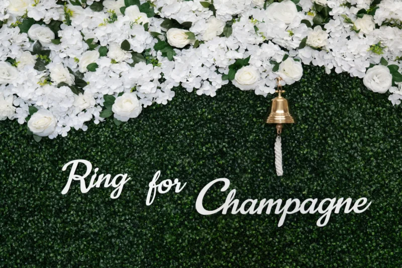 Ring-for-Champagne Wall/ Lebende Champagner Wand – Bild 2