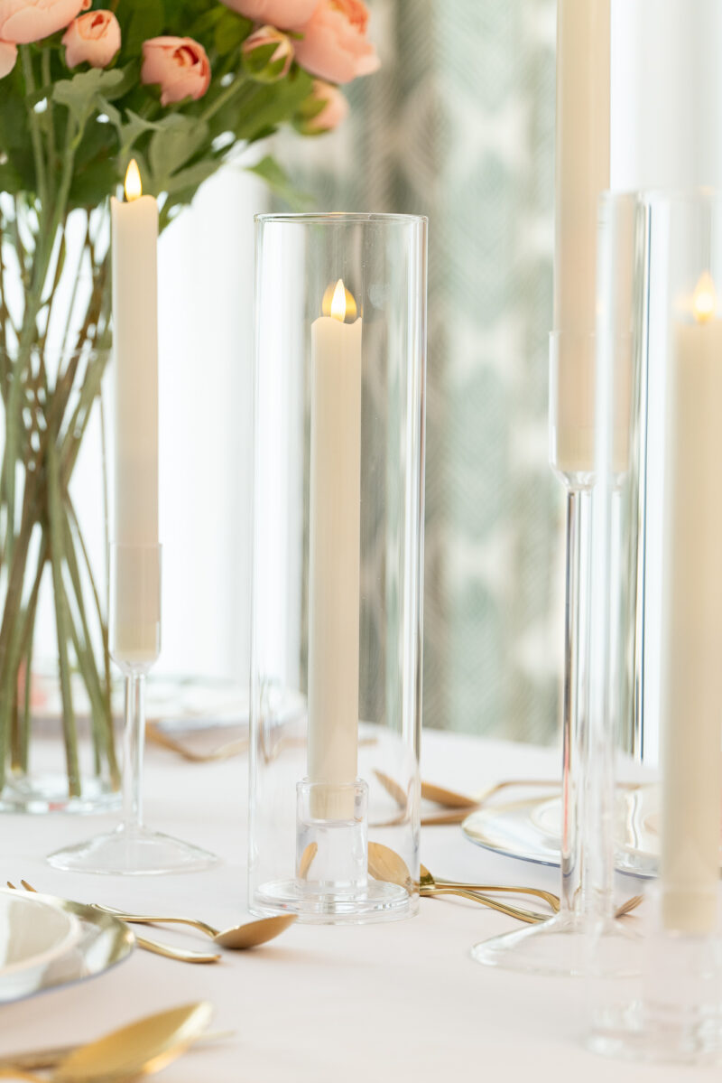 Kerzenständer-Set Glas – Bild 3